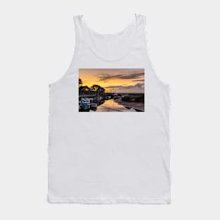 River Glaven at Blakeney Quay at Sunset Tank Top